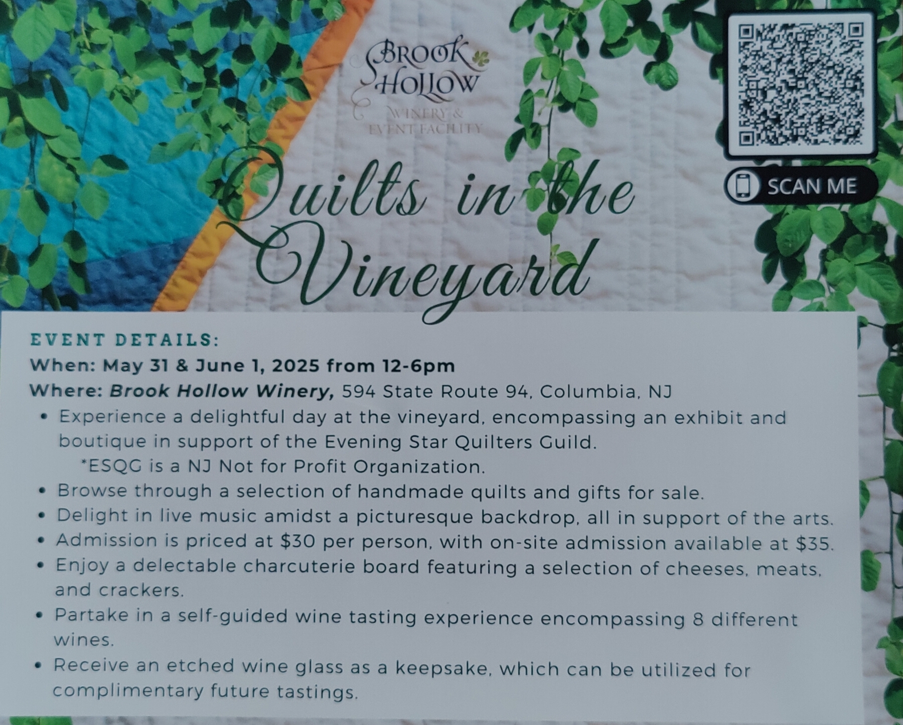 2025 quilts in vinyard image